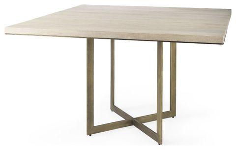 Styling Your Modern Square Wood and Gold Dining Table for Any Occasion
